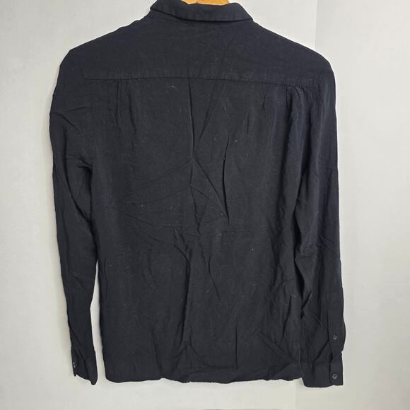 Heart & Dagger Black Exotic Embroidered Long Sleeve, Medium - Picture 6 of 6